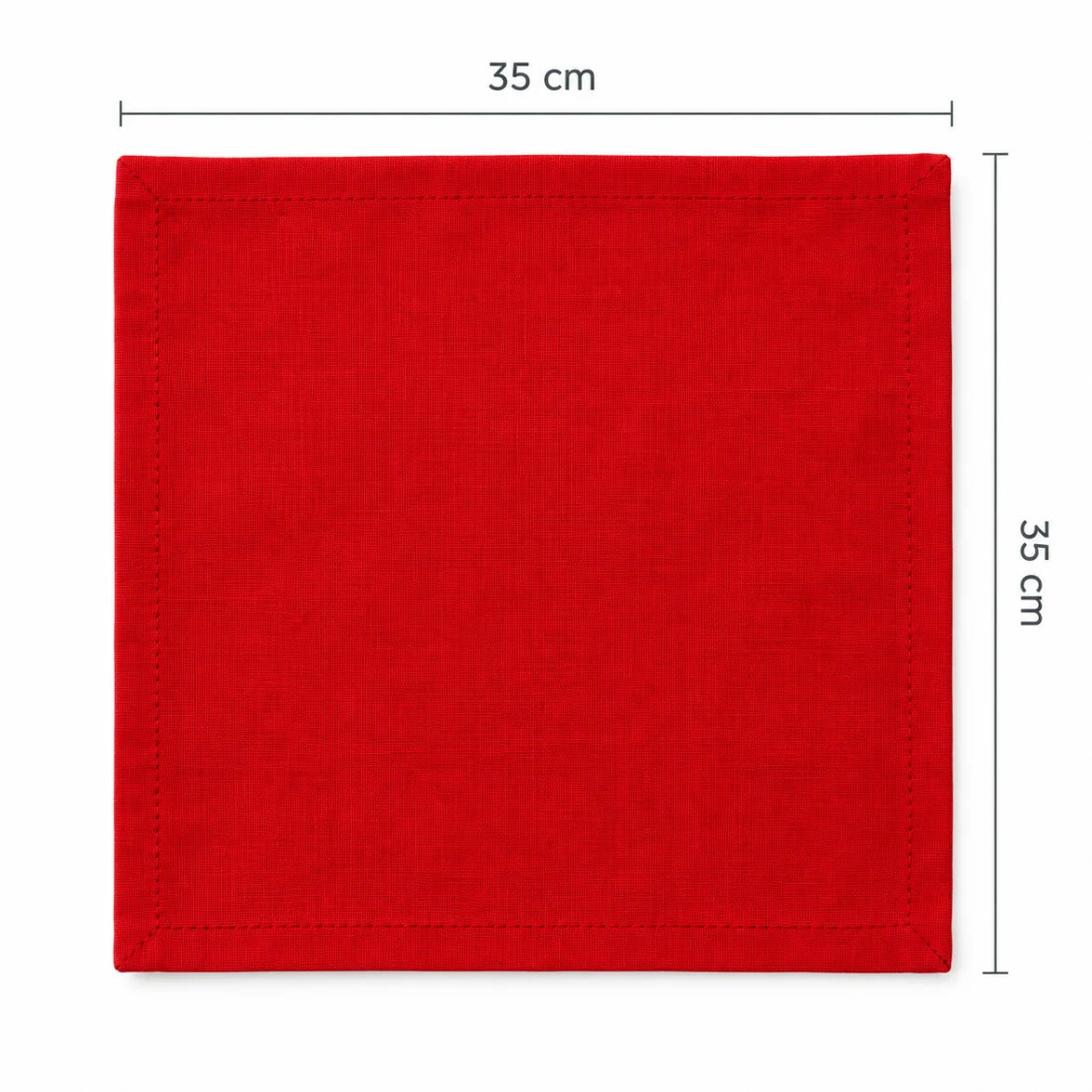 Medidas do guardanapo Arabba: 35 x 35 cm