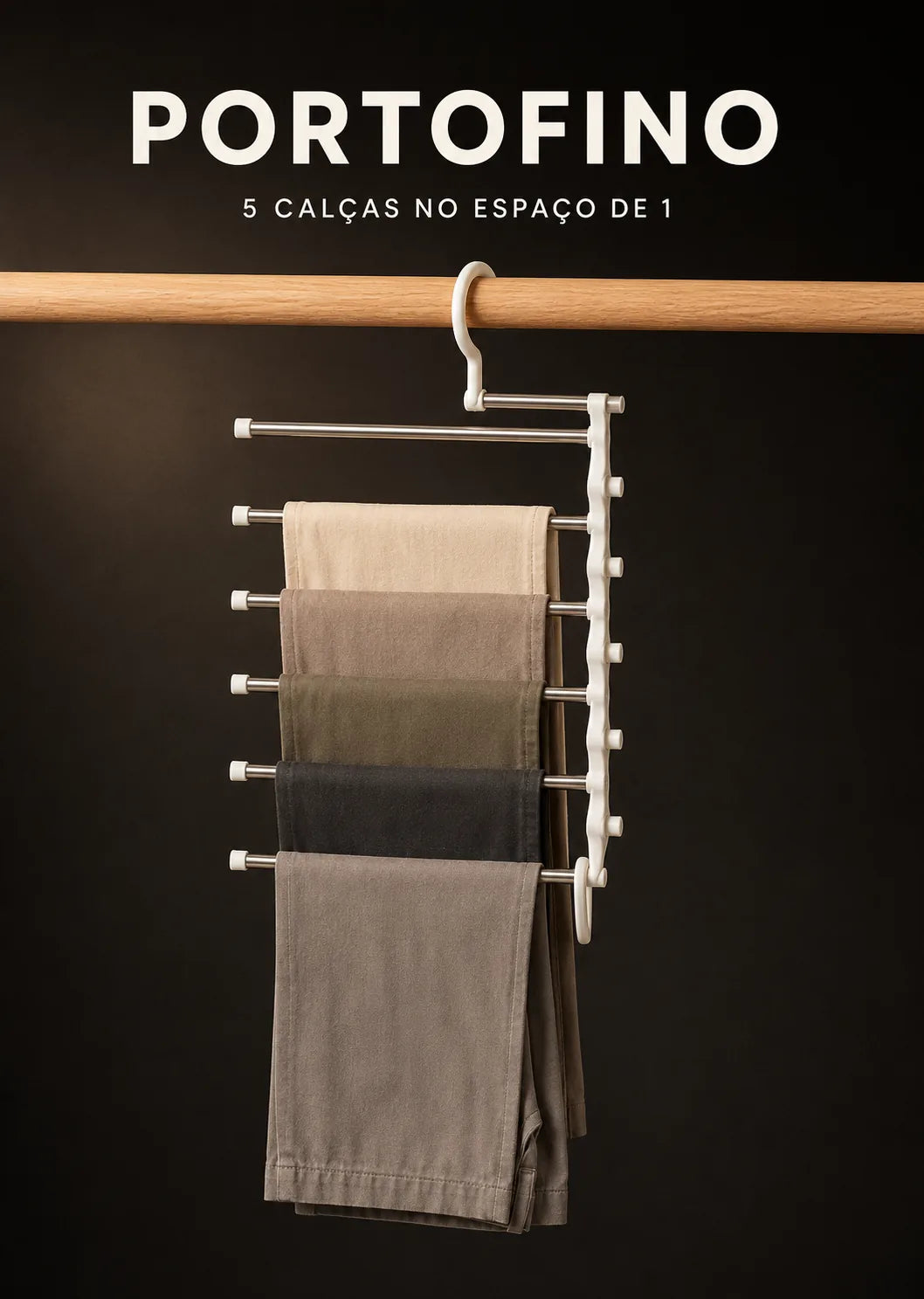 Portofino: cinco calças no espaço de uma
